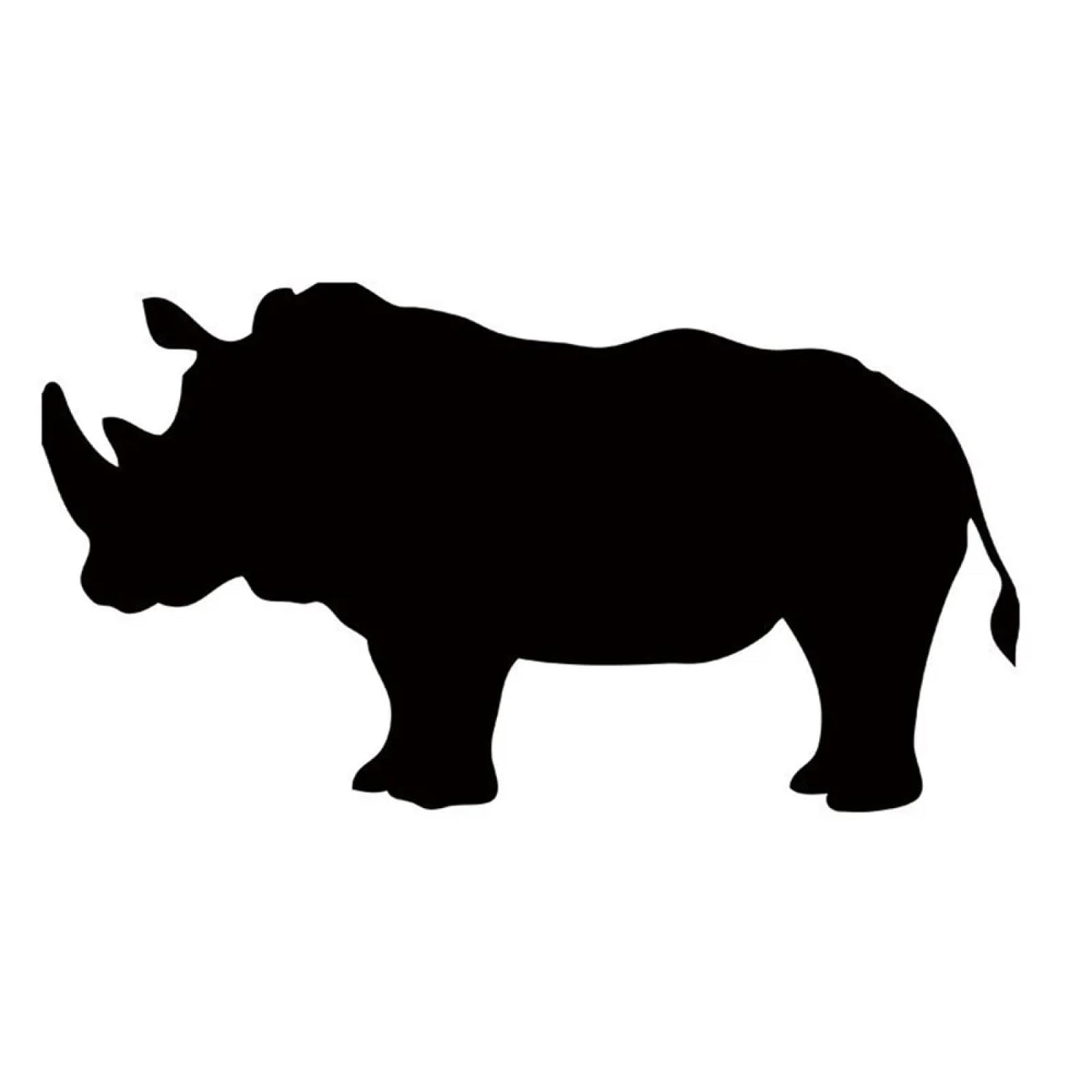 WEIMEIJIE Animal Rhinoceros Chalkboard wall Stickers, Home Decorations, Children's Rooms, School classrooms, Dormitories, wall Art Decals