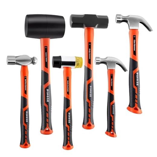 PINOZE 6-Piece Hammer Mallet Set