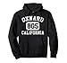 Oxnard California Area Code Vintage Retro Pullover Hoodie