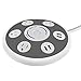 BESTTEN 1800J Surge Protector, 4 Outlet Power Strip with 4 USB Charging Ports (4.2A Totally) and 6-Foot Heavy Duty Extension Cord, UFO Round Design, Ideal for Home and Office, ETL Certified, Gray