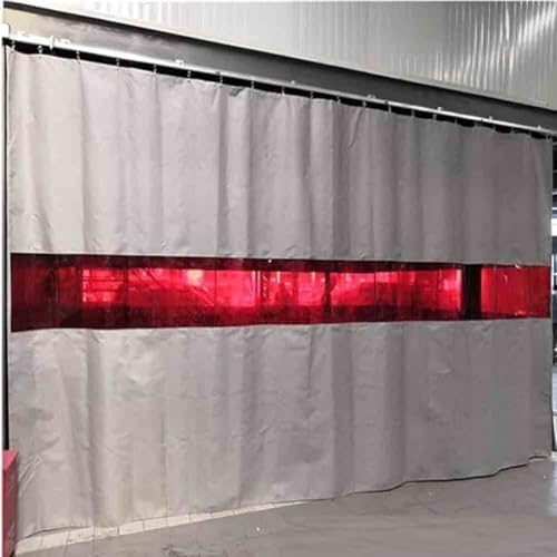 Industrial Welding Protection Curtain, Fireproof Screen for Workshop & Warehouse, Heavy-Duty Welding Shield, Durable 1.5x2 m (5x6.6 ft) Safety Barrier