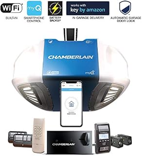 Chamberlain Group Chamberlain B980 Smartphone-Controlled Ultra-Quiet and Strong Belt Drive Garage Door Opener