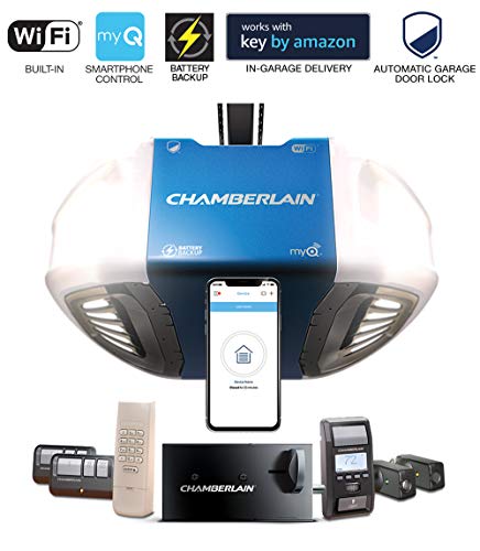 Chamberlain Group Chamberlain B980 Smartphone-Controlled Ultra-Quiet and Strong Belt Drive Garage Door Opener