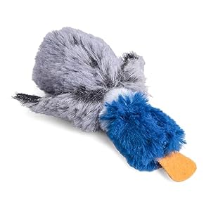 Petface (Catkins by Petface) Dudley Duck Plush Cat Toy, Filled with Natural Catnip