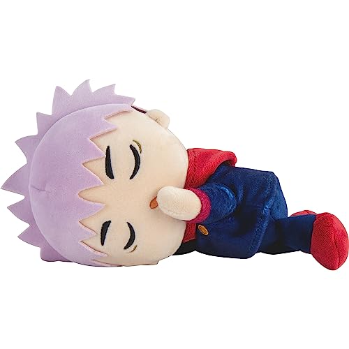 Club Mocchi-Mocchi- Suya Suya Sleeping Friend Jujutsu Kaisen Plush - Yuji Itadori Figure Plush - Collectible JJK Figure - Squishy Anime Plushies and Kawaii Toys - 8 Inch