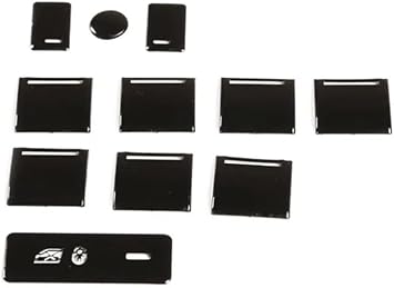 Compatible with Land Rover Range Rover Sport Velar Evoque Vogue Discovery 5 Car Window Lift Button Cover Trim Sticker Car Accessories B Black