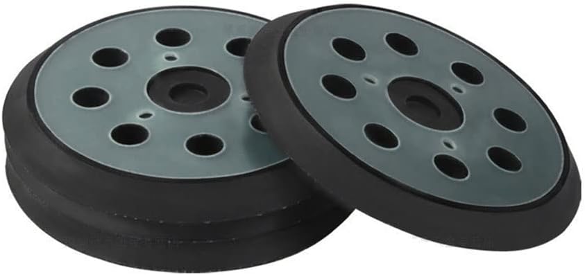 2Pcs 5 inch 8 Hole Replacement Sander Pads Hook and Loop Sanding Backing Plates for BO5041, M9202B, M9204B,DBO180