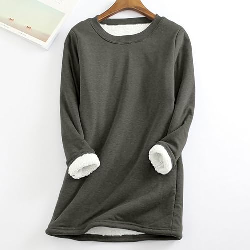 Women's 2 Piece Outfits Oversized Sweat Set Long Sleeve Fleece Lounge Pullover Tops And Long Pants Lounge Sets Tracksuit3