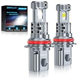 ROYLUX 9007 HB5 Fog Light Bulb, 24000LM 600% High Brightness 6000K Cool White for Powersports ATV/UTV, Pack of 2