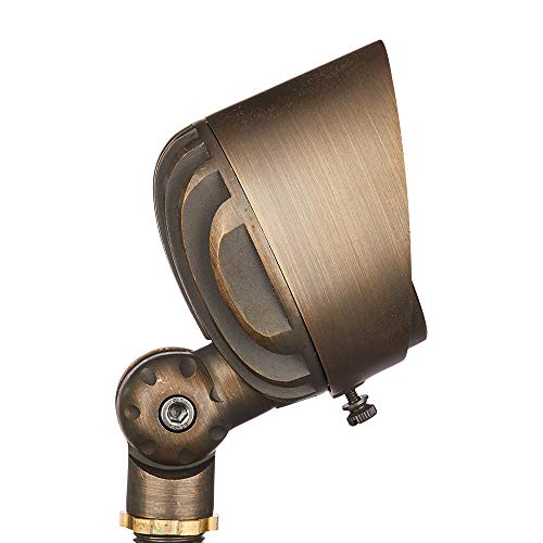 Volt G4 Infiniti 12V Cast Brass 2700K Integrated Led Outdoor Spotlight (500 Lumens) #TOP1