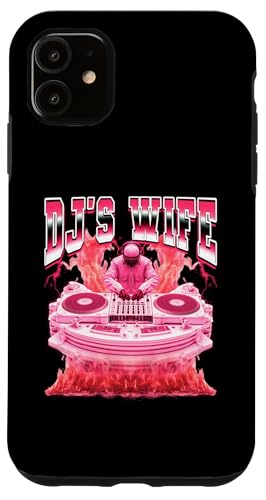 Tocadiscos DJ's Wife Disc Jockey Estilo Bootleg de los 90 Carcasa para iPhone 11