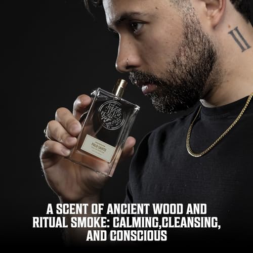 Image of Viking Revolution Mens Cologne - Palo Santo Eau de Parfum -3.5 fl oz | Eau de Parfum with Notes of Palo Santo, Wild Pine & Bergamot - Woody Long-Lasting Fragrance - Gift for Men