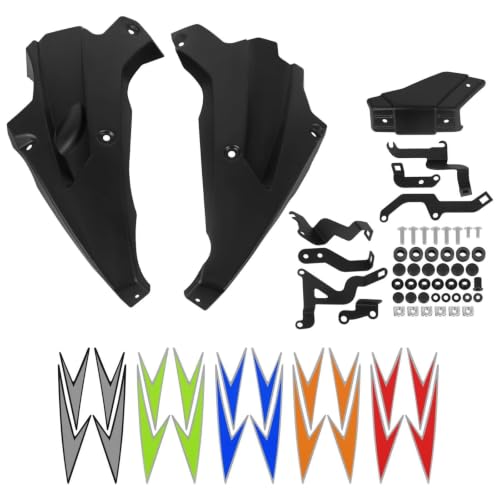 Ailerons pour Z900 garde spoiler de plaque ventre moto noir