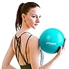 Trideer 9-Inch Pilates Ball, Small Exercise Ball for Yoga, Core Training, Physical Therapy, Balance, Stability and Stretching Pilates Equipment with Inflation Straw