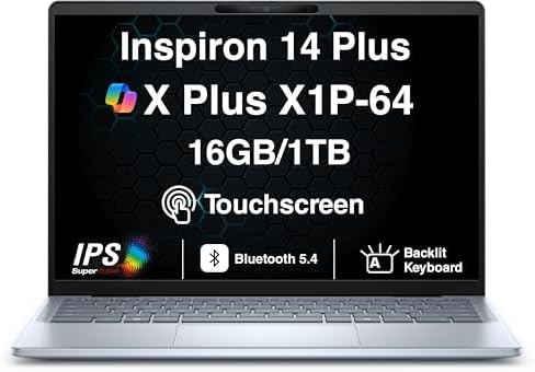 Dell Inspiron 14 Plus Business Laptop 14" 2.5K Touchscreen WQXGA ...