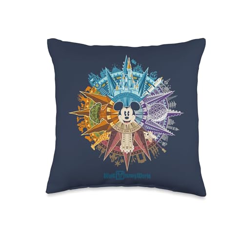 Walt Disney World 50th Anniversary Mickey Mouse Throw Pillow