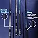 Tiekerbilir Glass Fiber Pool Cue, 2-Pieces Pool Cue Stick - 58