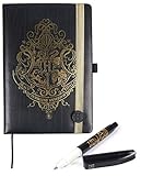 harry potter quidditch set unboxing El bloc de notas A5 cuenta con 128 páginas blancas de 80 gsm, banda elástica para no destapar los hechizos que en él escriban y que así los muggles no sospechen del gran mago que es