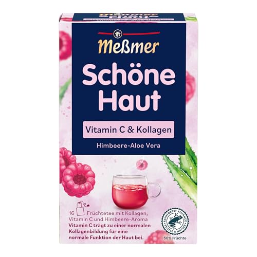 Meßmer Schöne Haut | Vitamin C & Kollagen | 16 Teebeutel | Glutenfrei |...