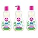 DAPPLE Baby Bottle and Dish Liquid, Fragrance Free Dish Soap, Plant Based, Hypoallergenic, 16.9 Fluid Ounces (Pack of 3)