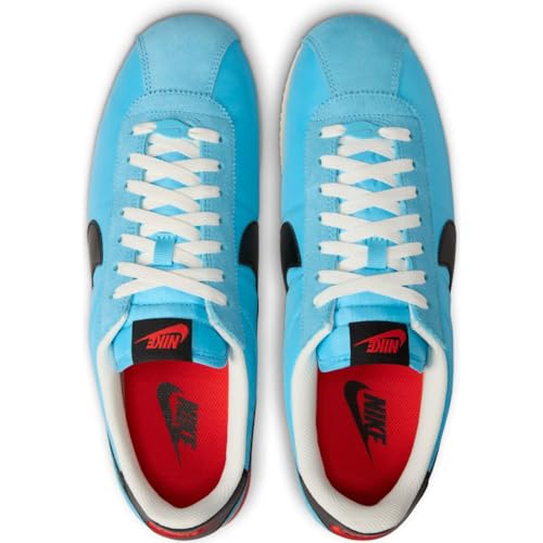 Nike Cortez Textile Men's Shoes (HF0263-401, Baltic Blue/Team Gold/Picante Red/Black) Size 10.54