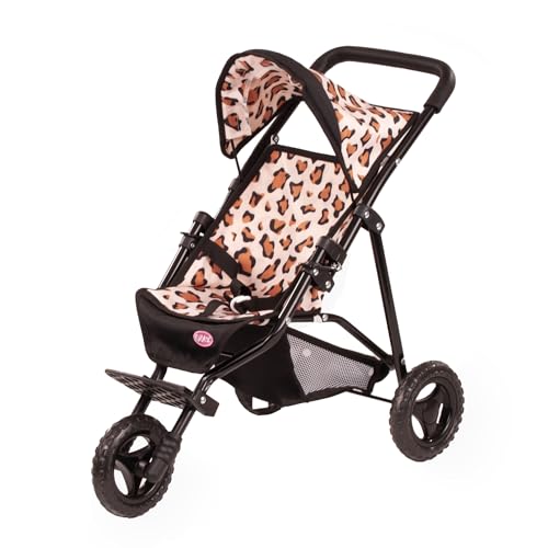 Götz 3403615 3 – Rad Puppen – Buggy Tiger Puppenwagen – Puppenbuggy passend für alle Götz Puppen bis 50 cm – Schiebehöhe ca. 54 cm
