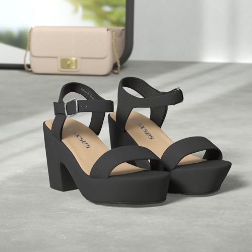 Women's Platform Heels Ankle Strap Wedges Sandals Suede Block Chunky Peep Toe Elegantes Wedding Sexy Comfortable Dress Shoes2