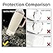 2PCS Silicone Boot for Owala 30oz & 40oz FreeSip Sway Bottles & Tumblers, Anti-Slip Protective Sleeve for Owala Water Bottle Accessories Scratch-Resistant, Stability Enhancer(White)