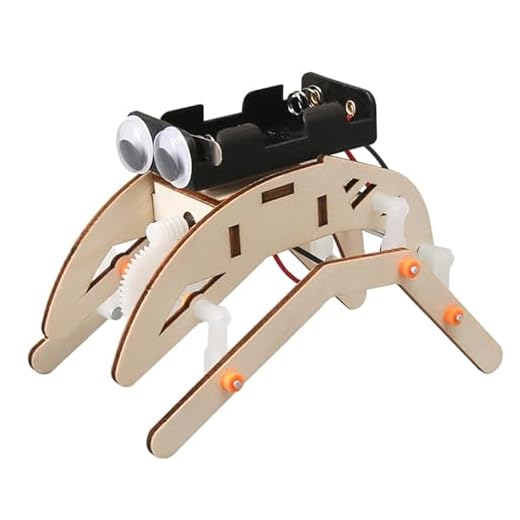 Proyecto De Experimento Física Educativa Mecánica Hexapod‌ Para Niños 6+ Actividad Construcción Ingeniería Kits Construcción Robot Bricolaje
