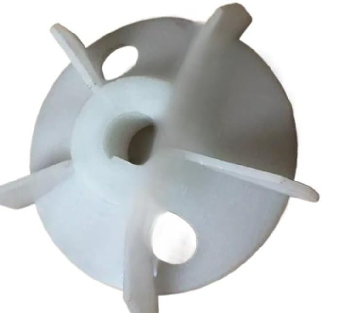 Hélice de ventilateur moteur Y2-80-2 en plastique rigide alésage 19mm axe