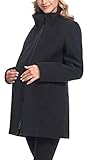 ropa premama abrigos Abrigo corto de premamá; Chaqueta de premamá; Chaqueta transicional; Cierre de cremallera; Dos bolsillos; Puños con cremallera