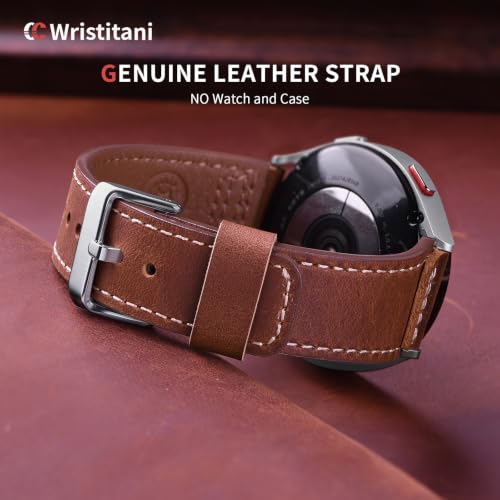 Image of Wristitani Leather Strap for Samsung Galaxy Watch Ultra /9 /8 /7 /6 /5 /4