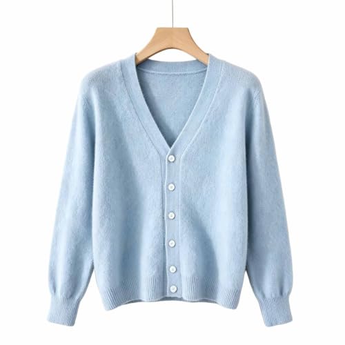 Cardigan Sweaters for Women Button Up V-Neck Long Sleeve Knit - image 4
