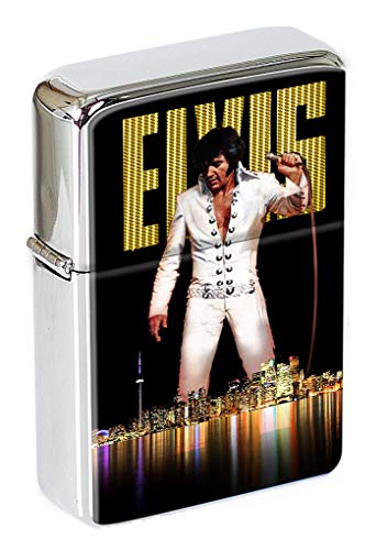 Elvis Presley Mechero con Tapa Cover