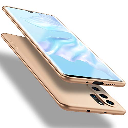 X-level Cover per Huawei P30 Pro, Custodia Protezione in Morbida Silicone TPU, Ultra Sottile e Anti-Graffio, Cover Ultra Slim per Huawei P30 Pro Anti Scivolo - Oro