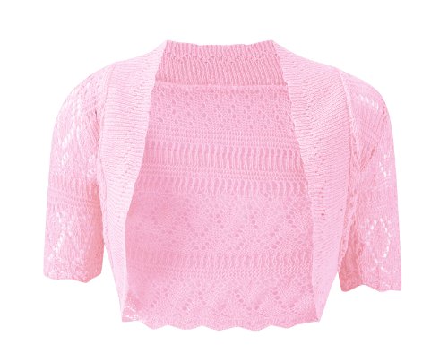 Bolero chaleco corto de ganchillo para mujer ideal para lucir un look fresco de verano