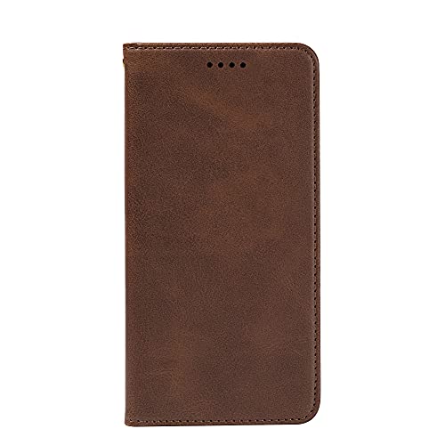 Futanwei Voix Case | Flip Case For Wiko Voix Cellphone | Wiko U616At Phone Case | Premium Pu Leather Flip Wallet Case | Hidden Magnetic Adsorption | Built-In 3 Card Slots & 1 Cash Pocket | Brown #TOP1