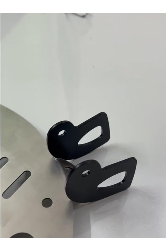 Image of Auto Karmas - Front Indicator Holder for Royal Enfield Himalayan 450, Rally Setup Compatible, Steel material and powder coated. Details of setting up is given in AuotKarmas insta handle.