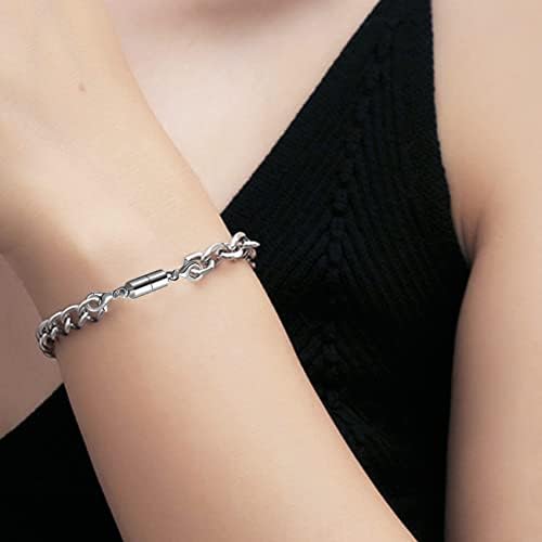 PANYTOW 5 X Silver Plated Magnetic Clasp Jewelry Findings 0.27" Hot