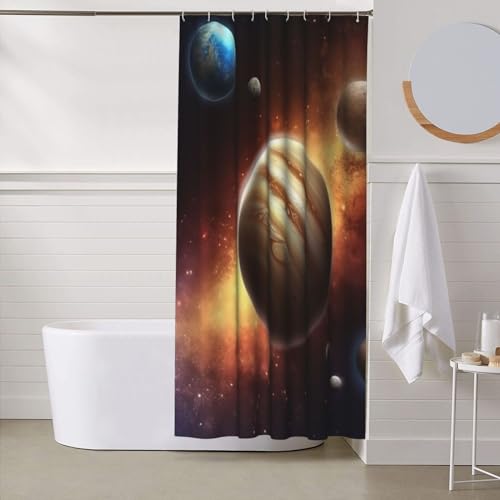 Rideau de douche imperméable pour éviter les éclaboussures au sol 152 x 183 cm