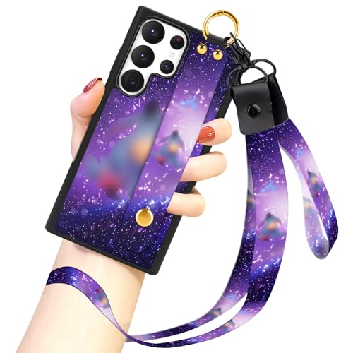 Coque Samsung S24 Ultra anti-chute pour éviter les bris d'écran avec dragonne