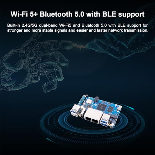 Orange Pi Computador de placa única RV2 2GB/4GB/8GB LPDDR4x RISC-V com processador de 8 núcleos de 64 bits, Wi-Fi 5.0/Bluetooth 5.0, placa de desenvolvimento para Linux/Ubuntu/OpenHarmony (8 GB) - Imagem 7