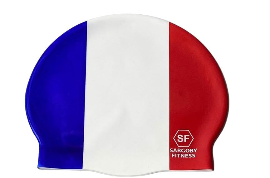 Sargoby Fitness UK Swim Cap Adult Standard-Size for Competitive or Recreational Swimmer Looking for more speed South Africa Rainbow Australia (France)