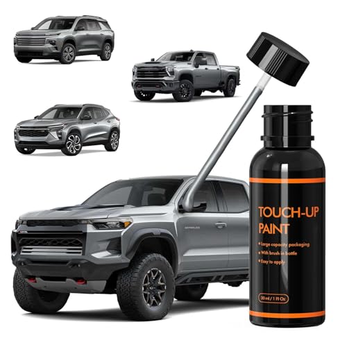 XTryfun GZB/WA180H Sterling Gray Touch Up Paint for Chevy, DIY Car Paint Scratch Repair Kit, Automotive Paints, Quick & Easy Fix Scratch Repair Compatible with Chevrolet/Trax/Trailblazer by XTryfun - Used condition - US$13.16