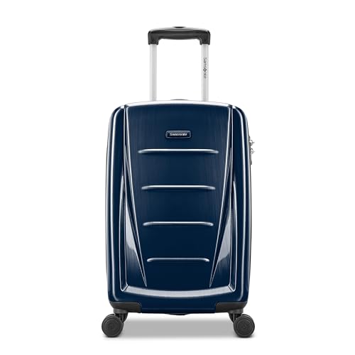 Image of Samsonite Winfield 2 Hardside Luggage with Spinner Wheels, Navy, Carry-On 20-Inch