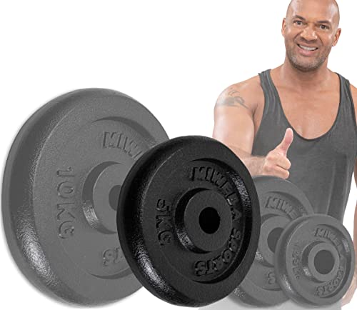 Miweba Sports Hantelscheiben Set HSG50 | 𝐏𝐫𝐨𝐟𝐢 Hanteln -...