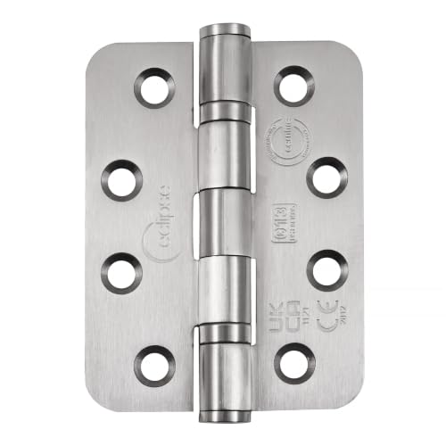 Image of 13 Stainless Steel Radius Ball Bearing Hinge, Satin Stainless Steel