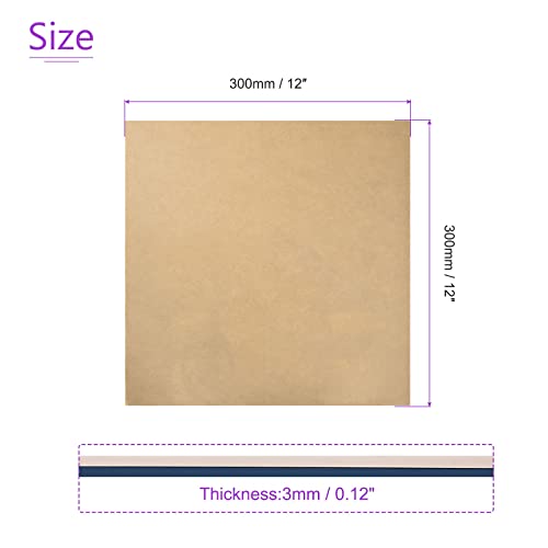 Image of DMiotech 12 inch x 12 inch 3mm Thick Blue Clear Acrylic Sheet for DIY Craft Projects