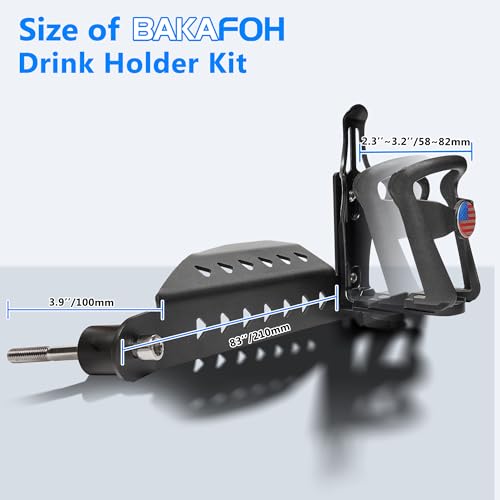 Portavasos Ajustable Lado Izquierdo y Derecho BAKAFOH para Can Am Spyder F3 2015+ miniatura 3