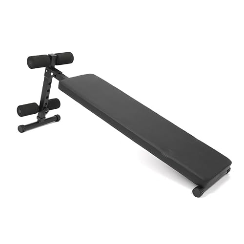 Garvee Sit-Up Bench, Folding Adjustable Home Gym Workout Bench for Ab Exercise,Easy Assembled,Weight Capacity 220 LBS